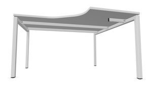 Narbutas Nova U Eckschreibtisch - Spanplatte - Weiss