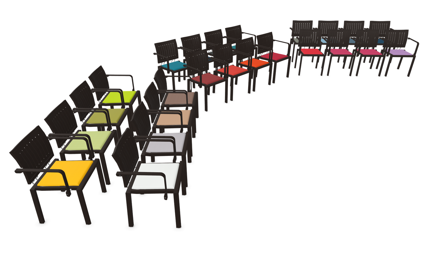 Dietiker Quadro W Stuhl - Stoff - Camira Xtreme Madura